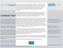 Tablet Screenshot of investor.amarincorp.com